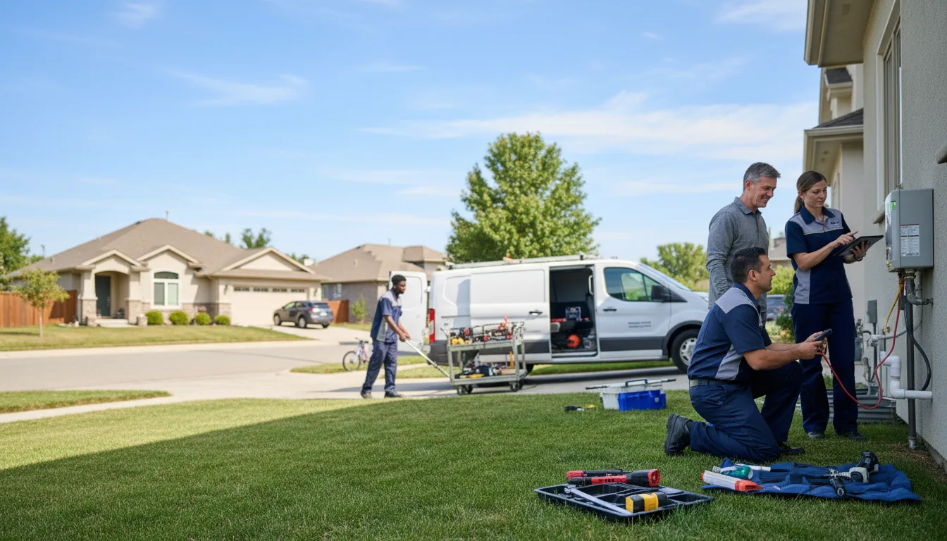 Tankless water heater service in Belle Plaine, IA